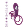 happiness TOYJOY Étui pénien vibrant Halo Halo C-Ring Happiness 7cm Violet